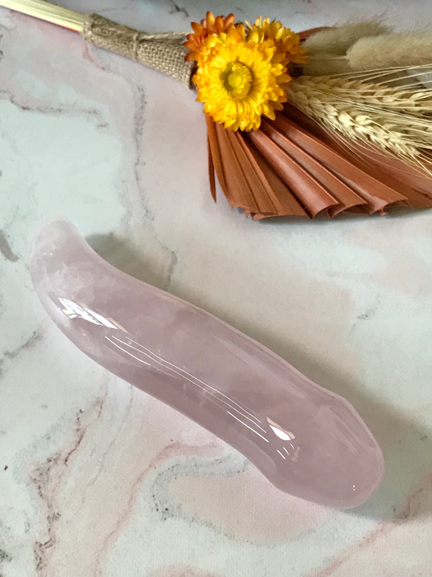 Shakti Wand ~ Rose Quartz