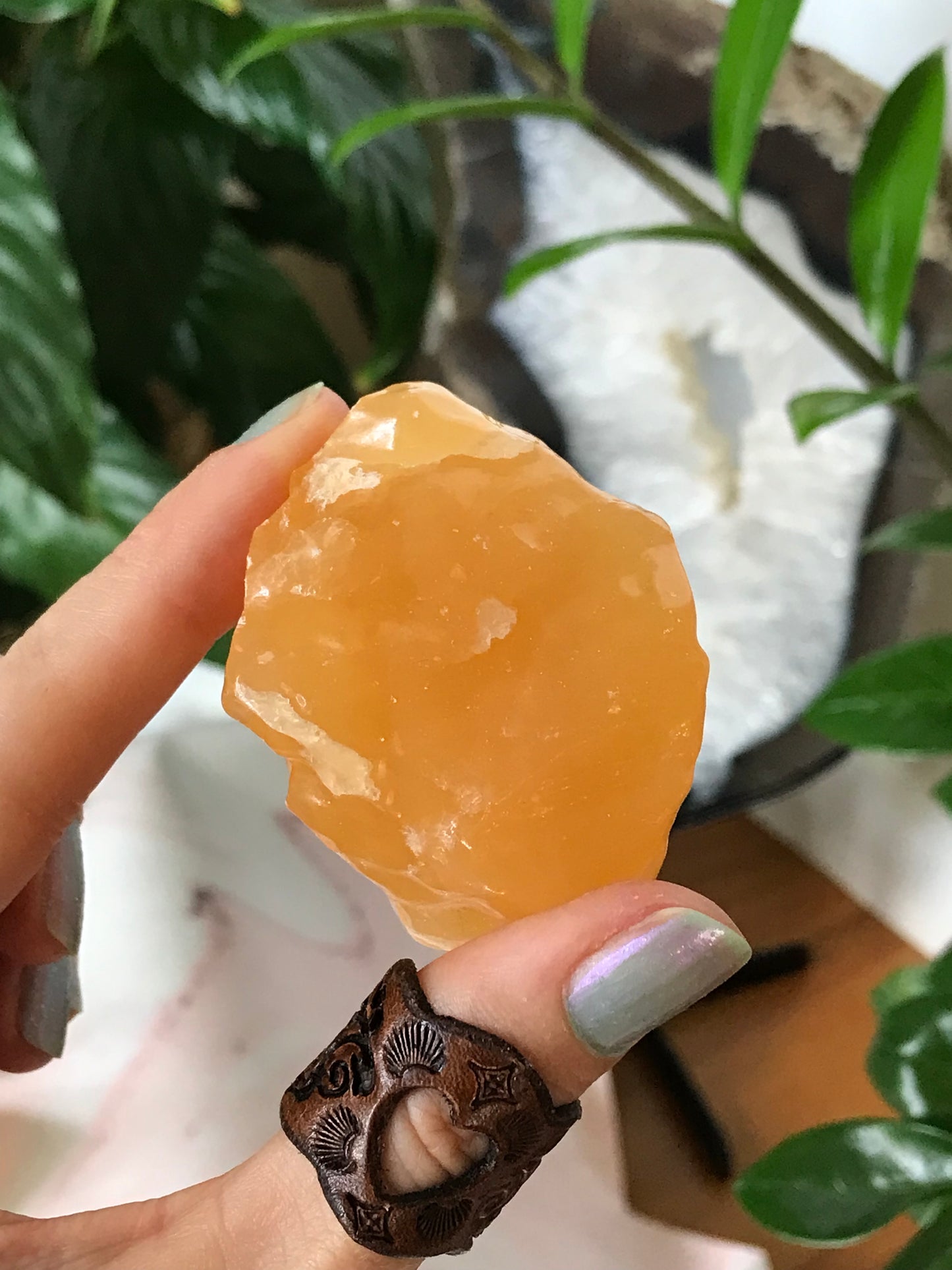 INTUITIVELY CHOSEN ~ Orange Calcite