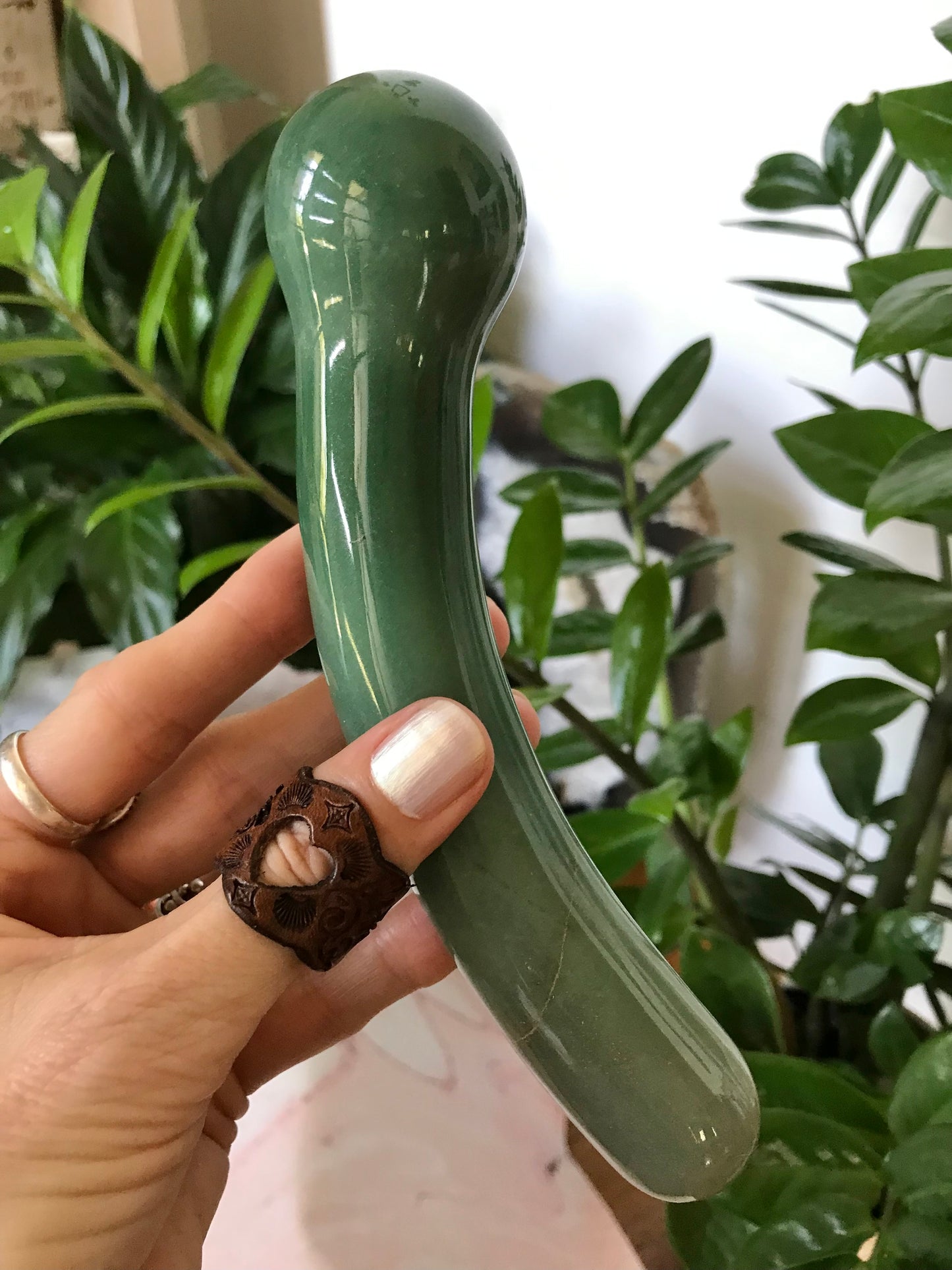 Shakti Wand ~ Green Aventurine