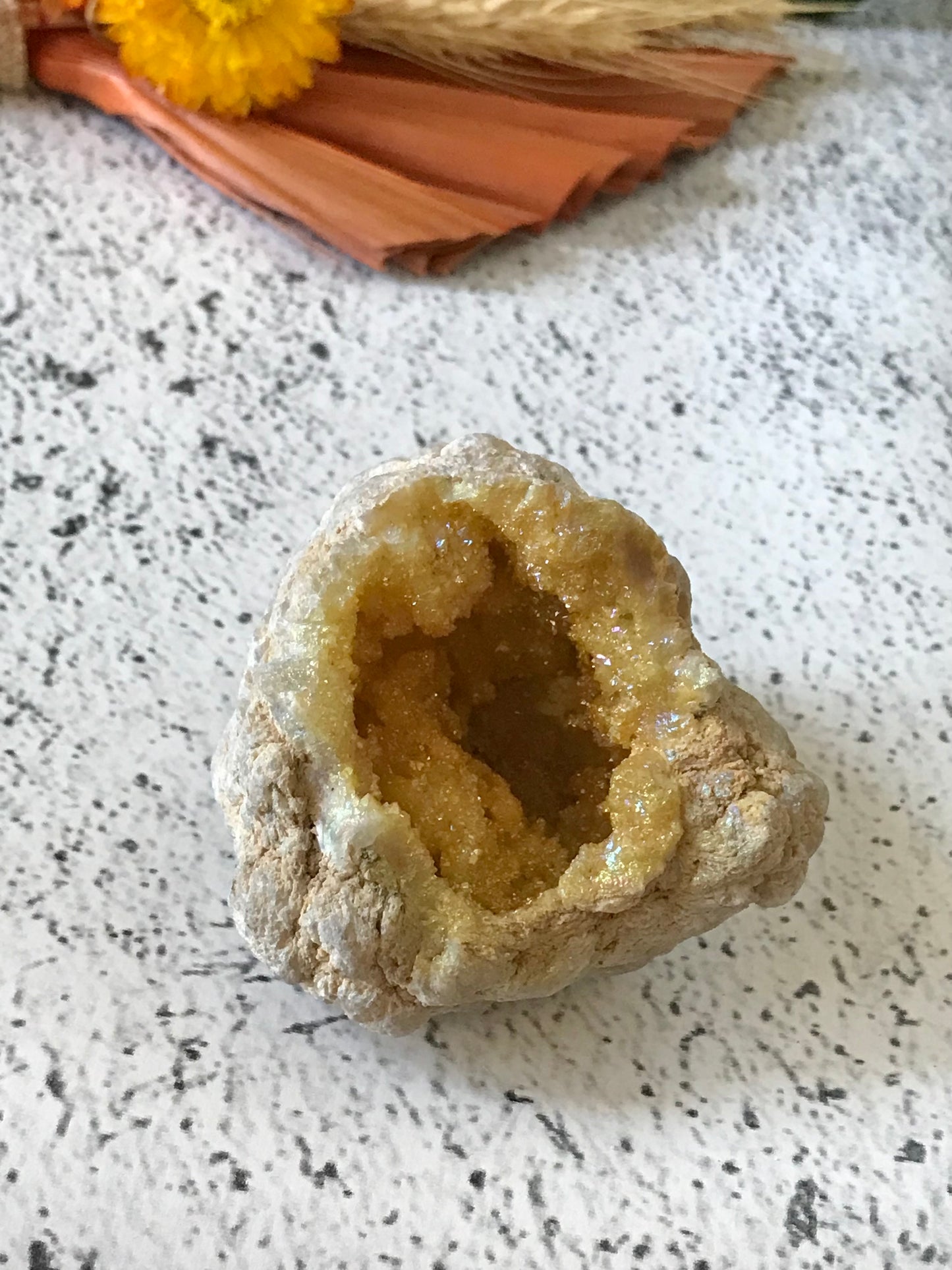 Aura Moroccan Quartz Geode