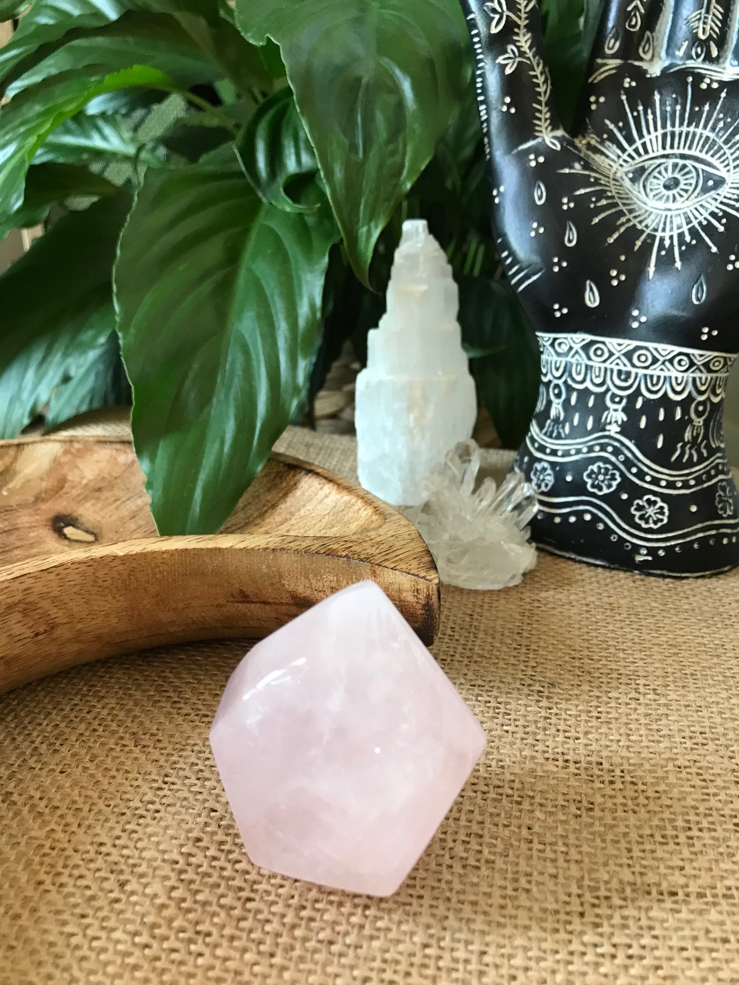 Rose Quartz Polished Freeform