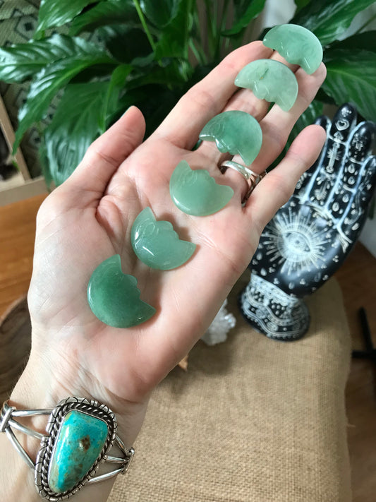 INTUITIVELY CHOSEN ~ Green Aventurine Moon