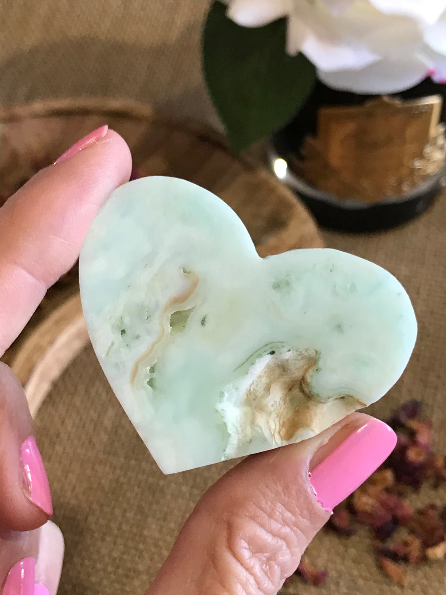 Hemimorphite Heart