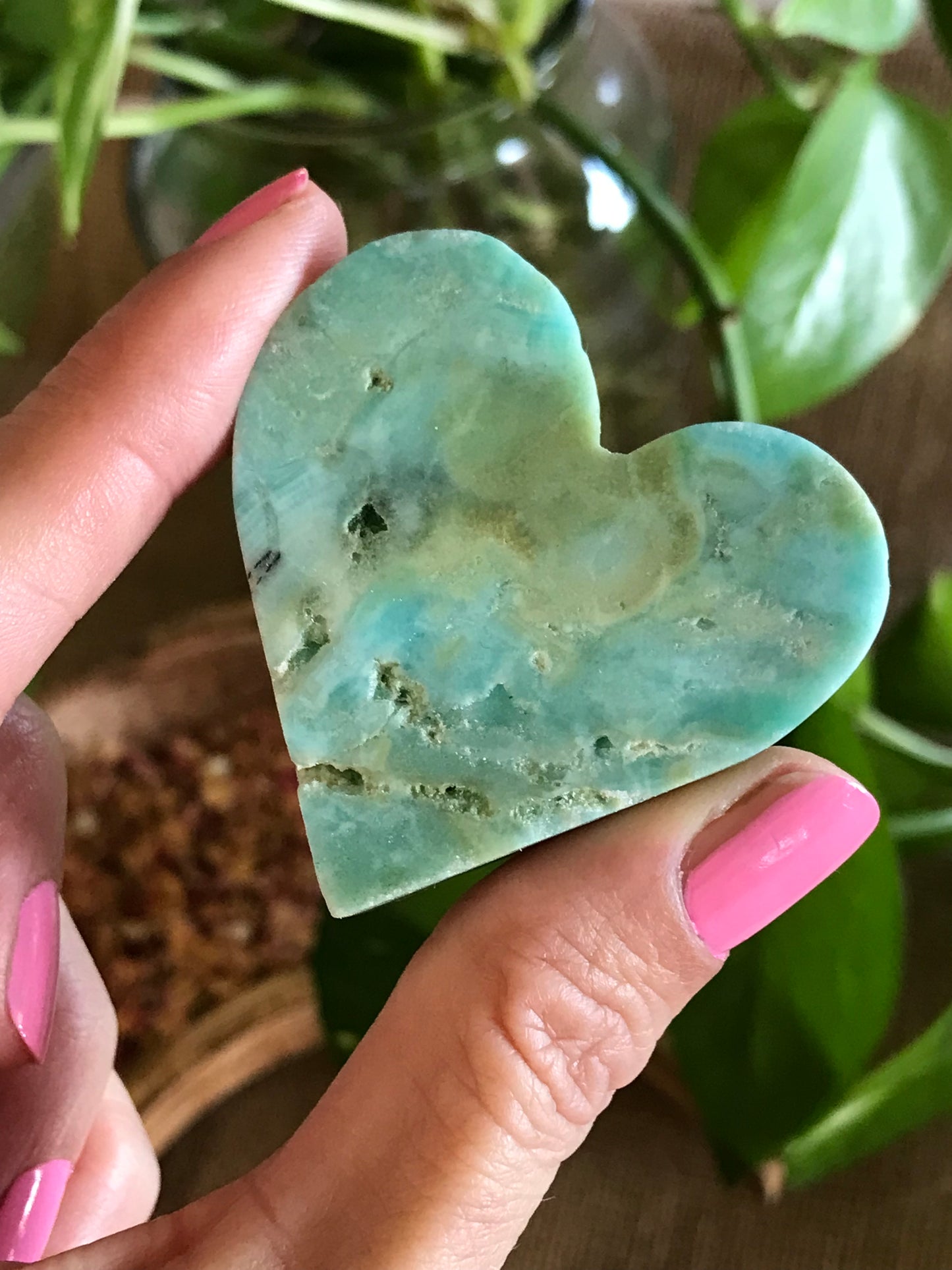 Hemimorphite Heart