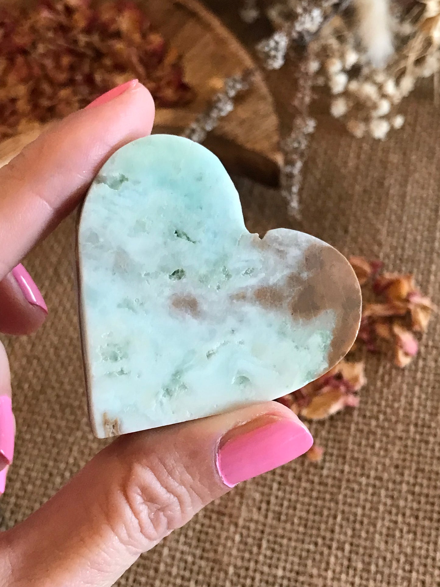 Hemimorphite Heart