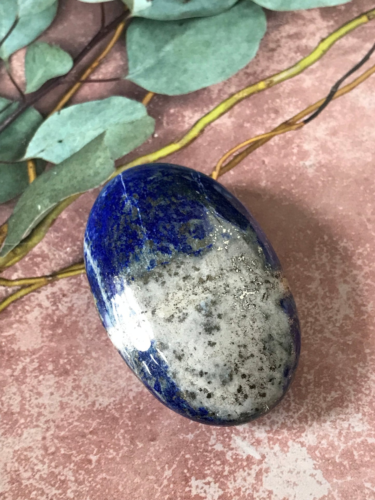 Lapis Lazuli Pillow / Palm Stone