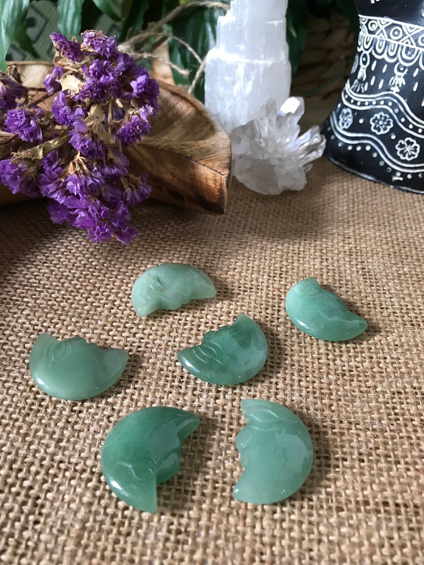 INTUITIVELY CHOSEN ~ Green Aventurine Moon