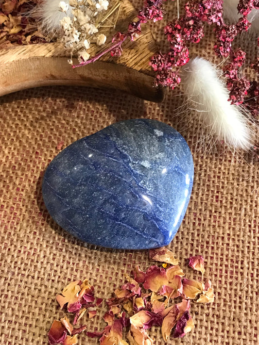 Blue Onyx Heart