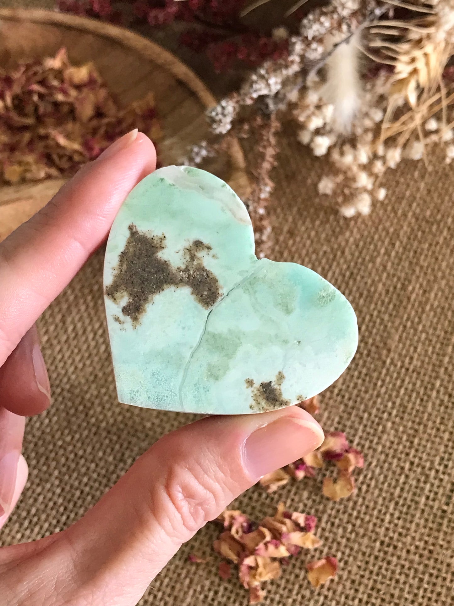 Hemimorphite Heart