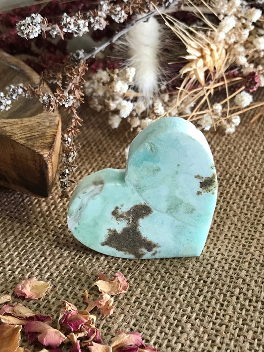 Hemimorphite Heart