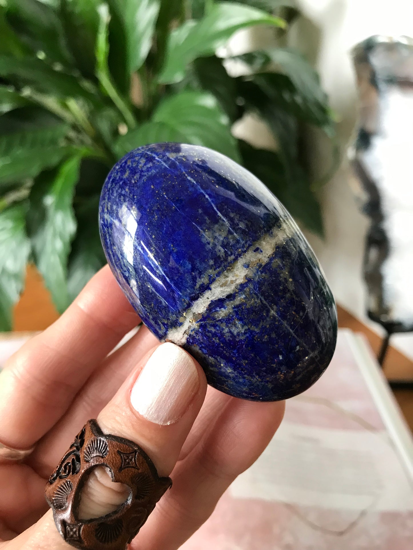 Lapis Lazuli Pillow / Palm Stone