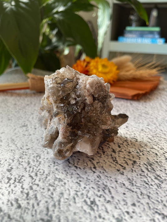 Smoky Quartz Cluster