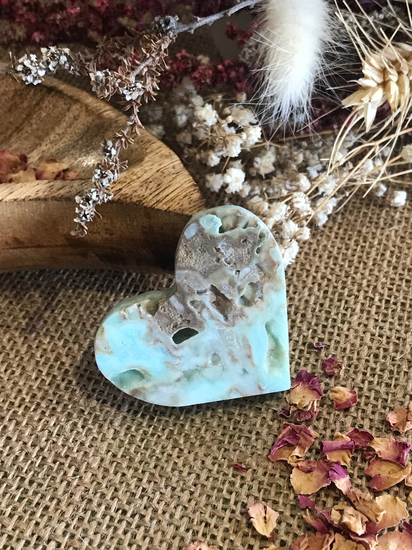 Hemimorphite Heart