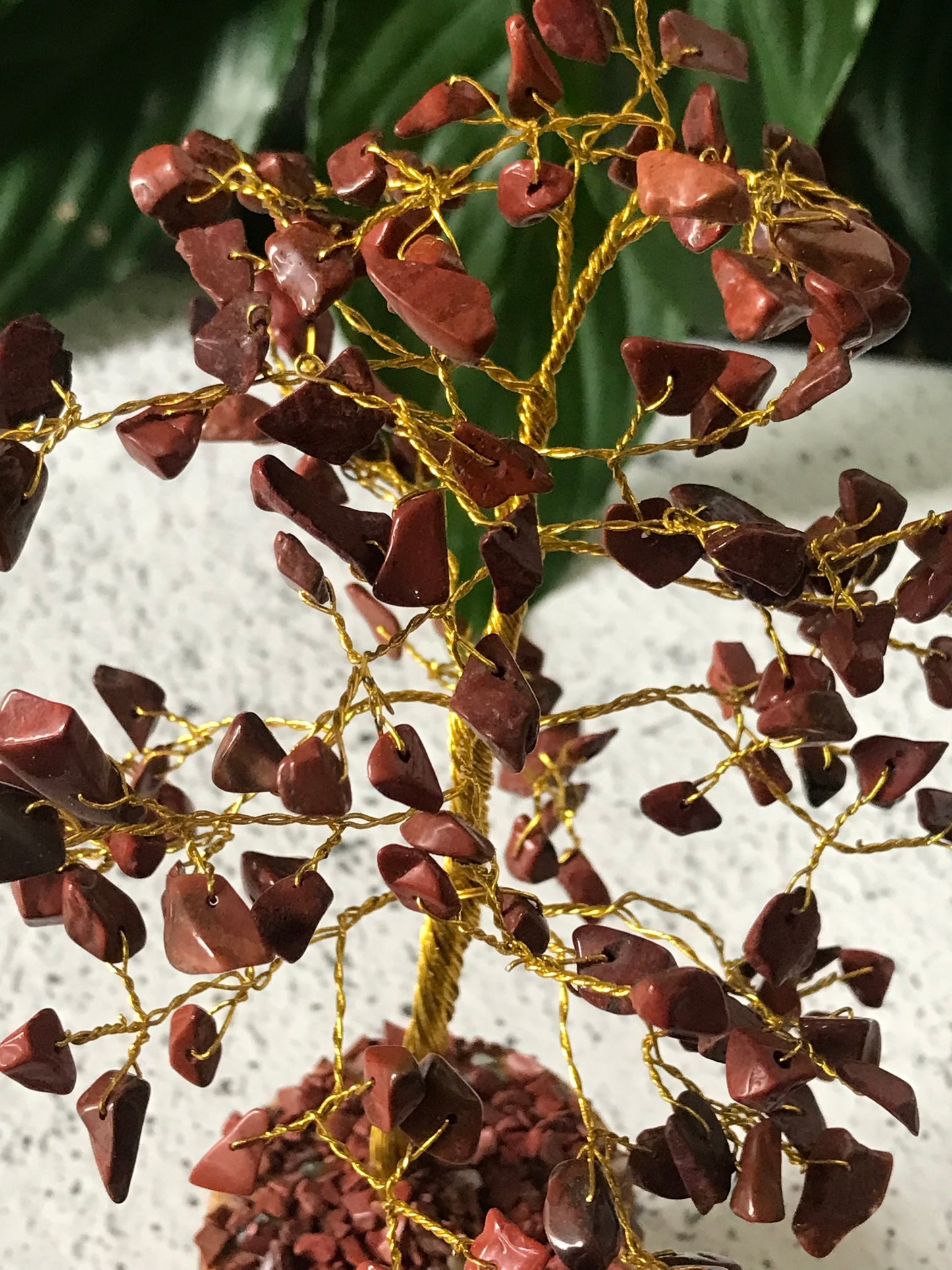 Intuitively Chosen Gem Tree ~ Red Jasper