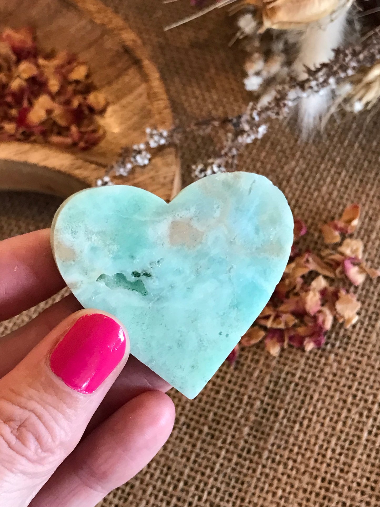 Hemimorphite Heart