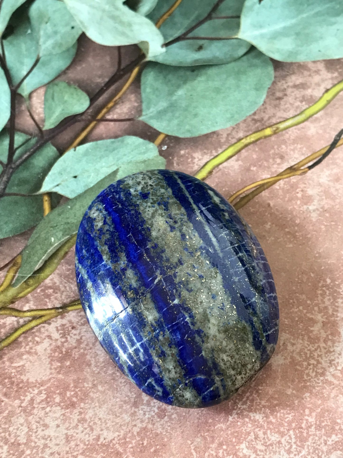 Lapis Lazuli Pillow / Palm Stone