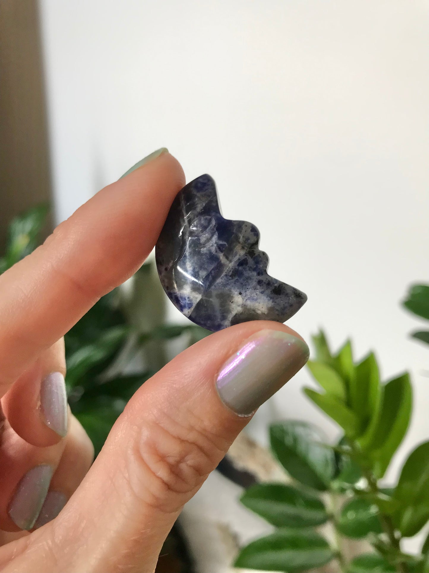 INTUITIVELY CHOSEN ~ Sodalite Crescent Moon