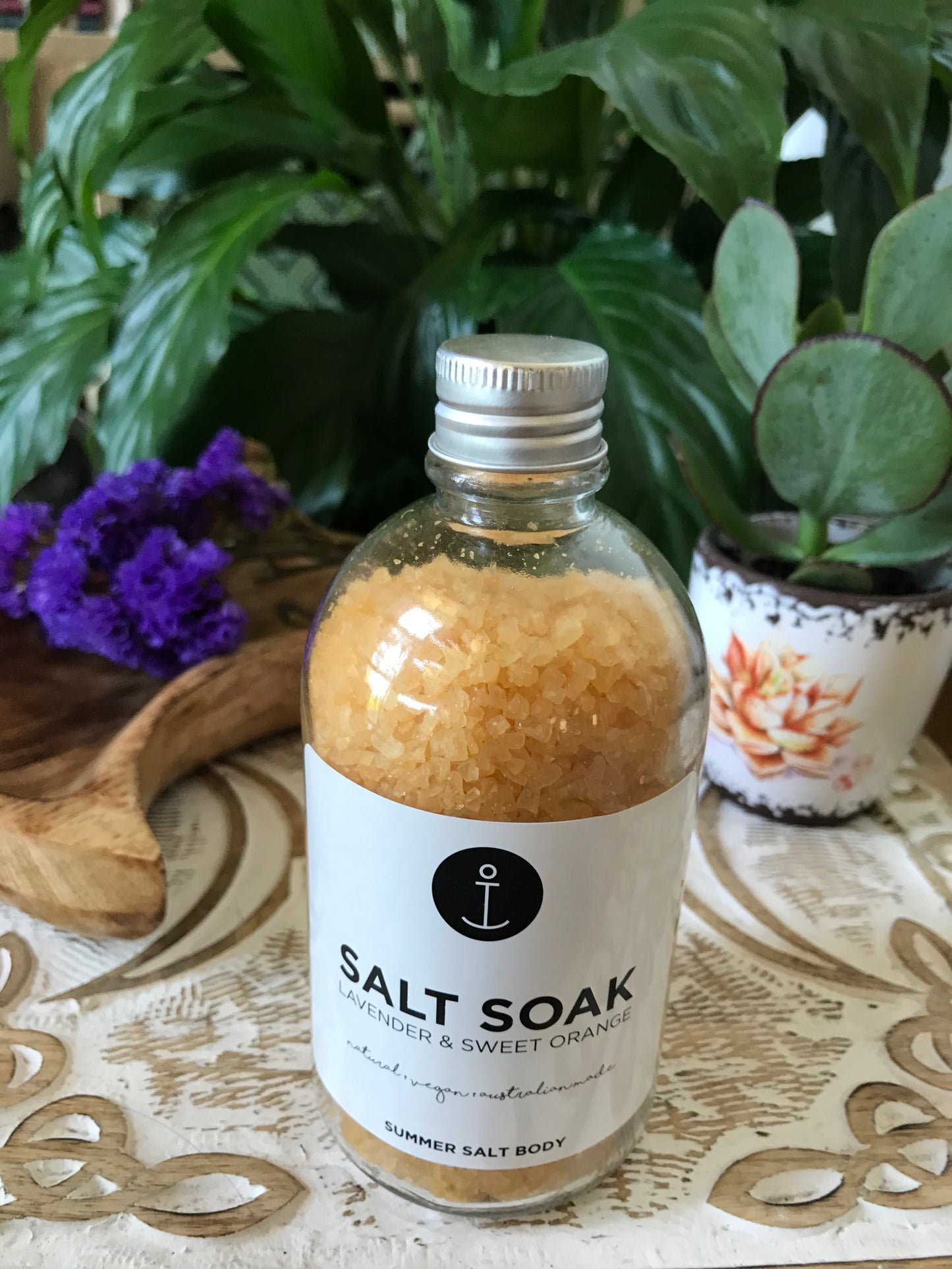 Summer Salt Body ~ Salt Soak Lavender & Sweet Orange