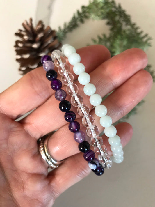 Attract Luck Healing Trio Bracelets